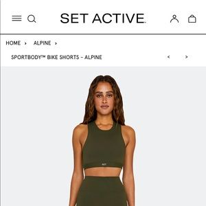 Set active sportbody set in alpine